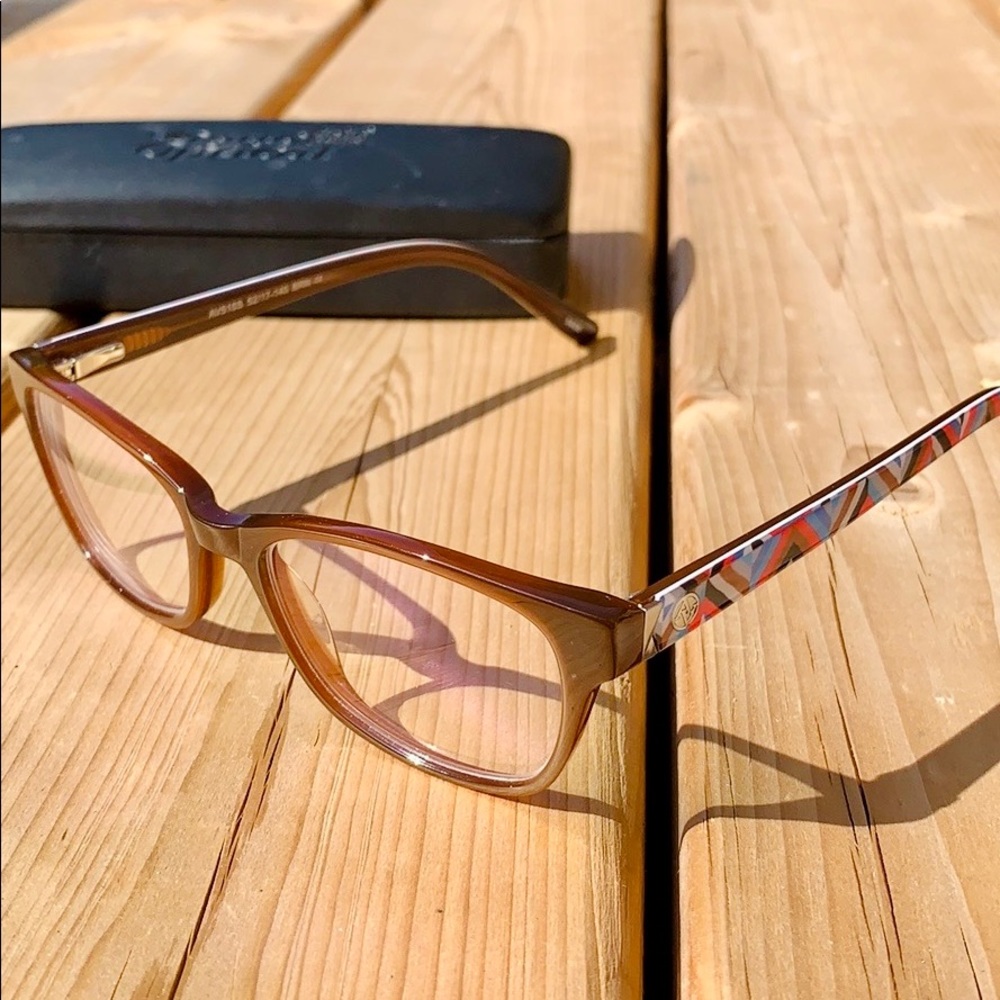 Adrienne Vittadini Studio Brown Frames w stripes